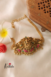 Premium Jadau Nagas Lakshmi Devi choker NC782