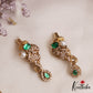 Sparkling Elephant Motifs CZ Victorian Necklace NC3052 (Available In 2 Colors)
