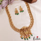 Premium Antique Radha Krishna Motifs Choker With Bead Drops LH2176 (Available In 2 Colors)