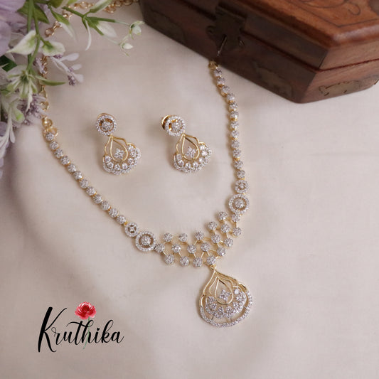 Beautiful Dazzle Dew CZ Stone Necklace NC2072