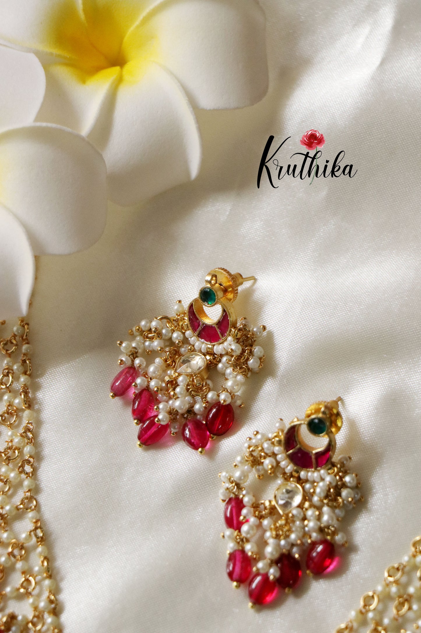 Ahemdabadi Jadau Kudan Necklace Ruby NC1264