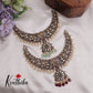 Trendy Antique Victorian Finish Kundan Peacock Necklace NC2366