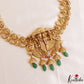 Premium Antique Radha Krishna Motifs Choker With Bead Drops LH2176 (Available In 2 Colors)
