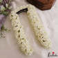 Artificial & reusable Two strands flowers string gajra with attached clip G29