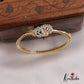 Sparkling AD Floral Openable Single Kada B434