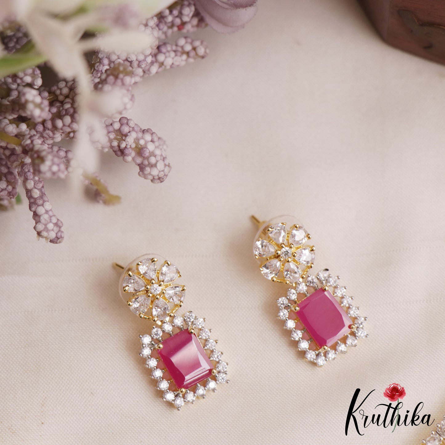 Elegant Square Motifs Gold-Tone CZ Choker NC3053 (Available In 3 Colors)