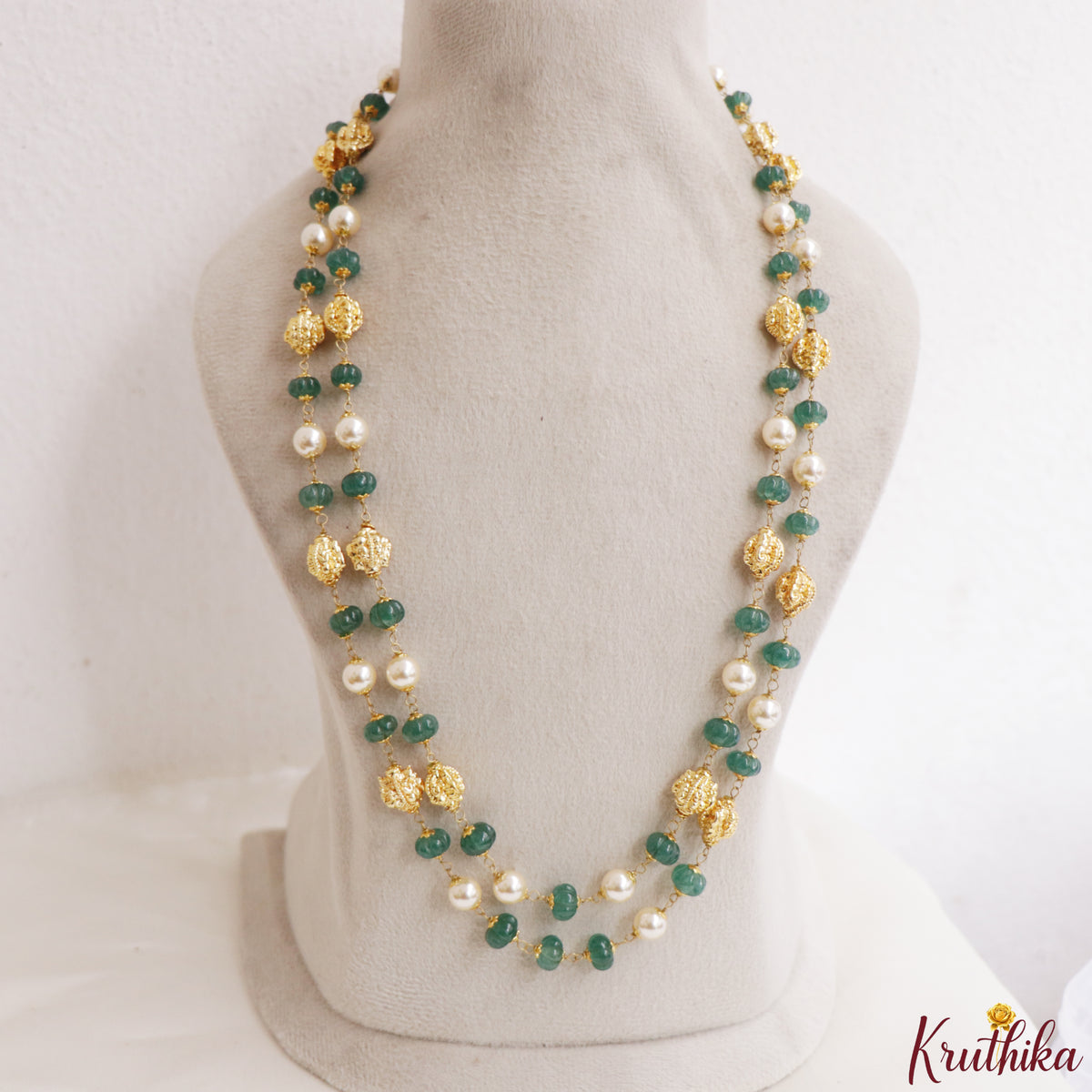 Pretty Nakshi Beads Chain Necklace NC3331