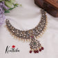 Trendy Antique Victorian Finish Kundan Peacock Necklace NC2366