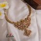 Gorgeous Lakshmi peacock necklace with golden beads NC1924