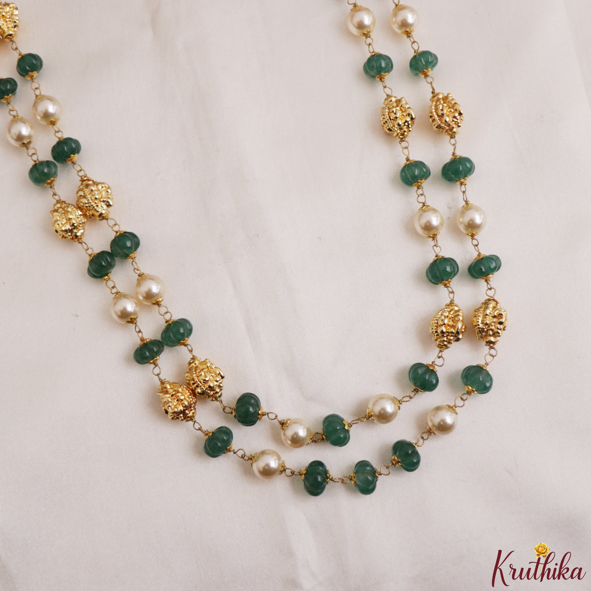 Pretty Nakshi Beads Chain Necklace NC3331