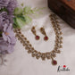 Dreamy Peacock AD Victorian Necklace NC2519 (Available In 5 Colours)