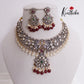 Trendy Antique Victorian Finish Kundan Peacock Necklace NC2366