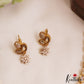Beautiful Floral Motifs Gold-Tone CZ Choker NC2997