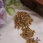 Traditional Antique Nagas Lakshmi Motifs Jada Billa With Golden Bead Drops J329