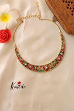 Simple jadau necklace NC600