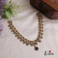 Dreamy Peacock AD Victorian Necklace NC2519 (Available In 5 Colours)