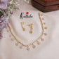 Beautiful Floral Sparkle Diamond Necklace NC2071
