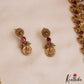 Premium Antique Lakshmi Motifs Kasu Jadau Haaram LH2111