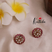 Royal Kempu Kundan Chocker with pastel green beads NC1923