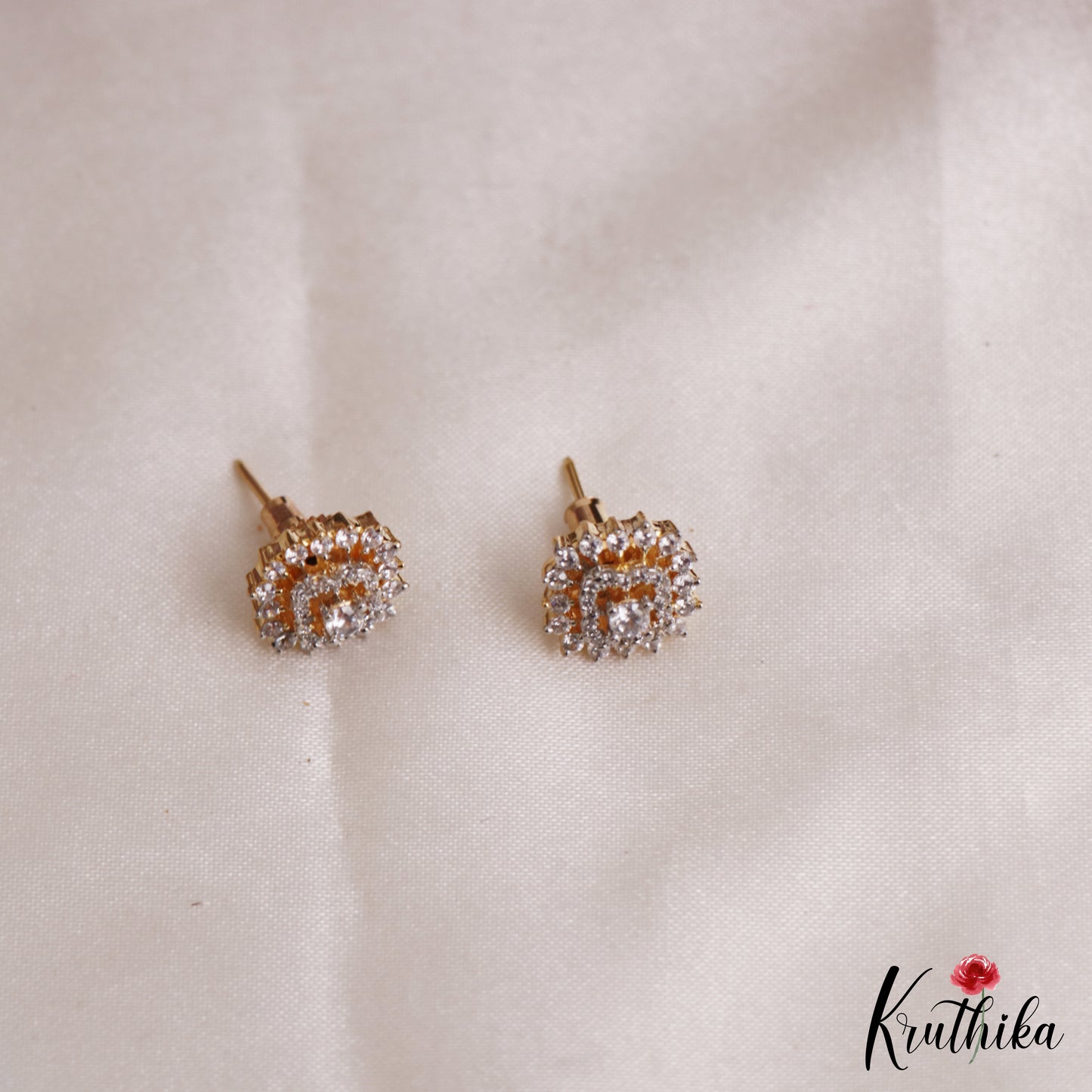 Trendy Multi Layered Crystal & Pearl Haaram With Floral Accents LH2129 (Available In 4 Colors)