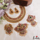 Royal Bridal 4 in 1 changeable antique kasu necklace with three changeable Jadau pendants NC2225