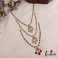 Pretty Teardrop Motifs AD Victorian Necklace NC3054 (Available In 5 Colors)