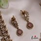 Dreamy Peacock AD Victorian Necklace NC2519 (Available In 5 Colours)