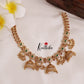 Beautiful AD Multi Stone Jhumka Pendants Floral necklace NC2054