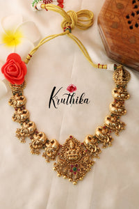 Stunning Lakshmi Peacock Kempu Necklace NC1311