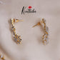 Beautiful Golden Bloom Diamond Necklace Set NC2076