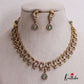 Dreamy Peacock AD Victorian Necklace NC2519 (Available In 5 Colours)