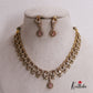 Dreamy Peacock AD Victorian Necklace NC2519 (Available In 5 Colours)