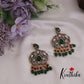 Beautiful Antique Victorian Kundan Necklace Parrot Necklace with Beads Drops NC2365