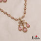 Pretty Teardrop Motifs AD Victorian Necklace NC3054 (Available In 5 Colors)