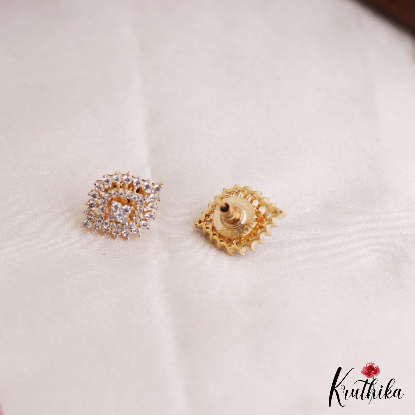 Classic Multi Layered Crystal & Pearl Haaram With Floral Accents LH2128 (Available In 8 Colors)