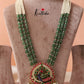 Jadau peacock pendant beads Haaram LH532