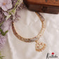 Elegant Gold-Tone AD Stones Attigai Necklace NC3082