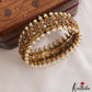 Gorgeous Floral  Motifs Kemp Openable Single Kada Bangle B555