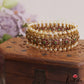 Gorgeous Floral  Motifs Kemp Openable Single Kada Bangle B555