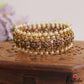 Gorgeous Floral  Motifs Kemp Openable Single Kada Bangle B555