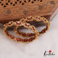 Trendy Geometric AD Victorian Bangles B435 (Set of 2 Bangles)