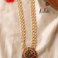 Pearls maala with Jadau peacock pendant LH249