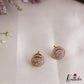 Sparkling Multi Layered Crystal & Pearl Haaram With Floral Accents LH2127 (Available In 7 Colors)