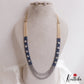 Sparkling Multi Layered Crystal & Pearl Haaram With Floral Accents LH2127 (Available In 7 Colors)