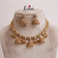 Beautiful AD Multi Stone Jhumka Pendants Floral necklace NC2054