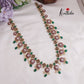 Beautiful AD Floral Haram with Beads Drops LH1981 (Available in 3 Colours)