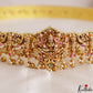 Stunning Antique Nagas Lakshmi Peacock Motifs Hip Belt With Pearl Bead Drops V391