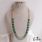Sparkling Multi Layered Crystal & Pearl Haaram With Floral Accents LH2127 (Available In 7 Colors)