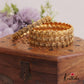Beautiful Antique Coin Lakshmi Motifs Bangles B456 (Set of 4 Bangles)