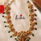 Jadau peacock green beads necklace NC1032